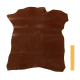 Peau Entière Cuir de Chèvre Marron Mat