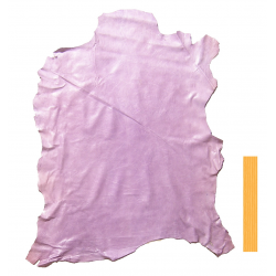 Peau Entière Cuir d'Agneau Violet Lie de Vin