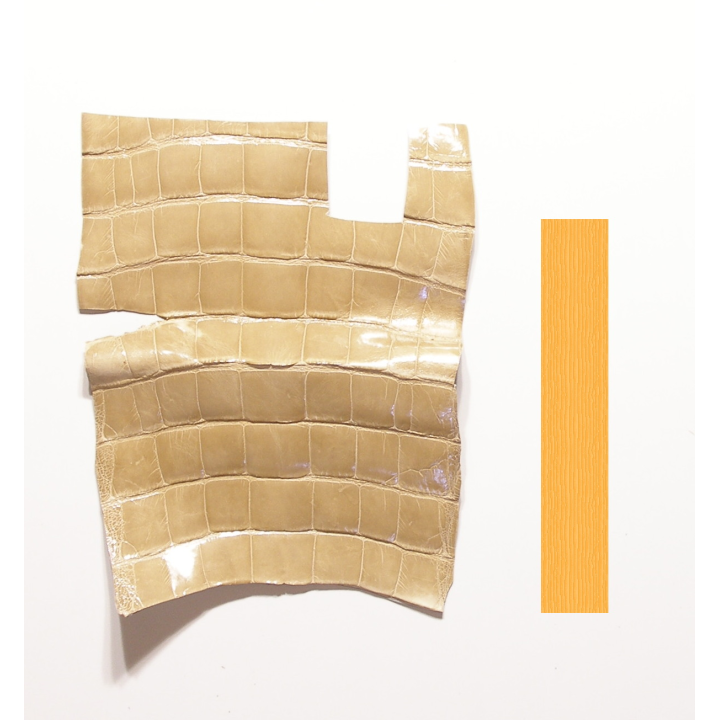 Peau de Crocodile Beige