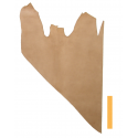 Collet de Vachette Tannage Végétal Marron/Beige