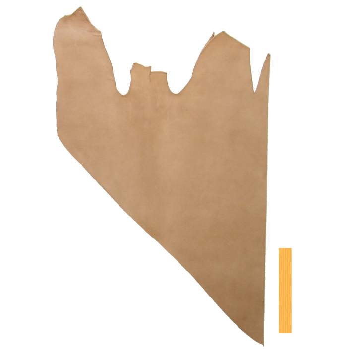 Collet de Vachette Tannage Végétal Marron n°5
