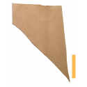 Collet de Vachette Tannage Végétal Marron/Beige