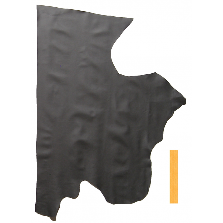 Peau Vachette Gris Anthracite Sombre
