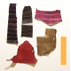 Lot chutes de cuir de Crocodile Multi-couleurs