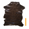 Peau de chèvre Marron Chocolat Marbré Vintage