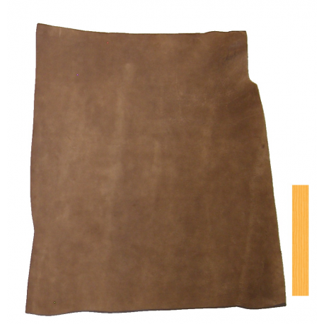 Vachette Tannage Végétal 3,2mm Havanne velours