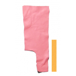 Peau Veau Lisse Rose Tannerie Pomari