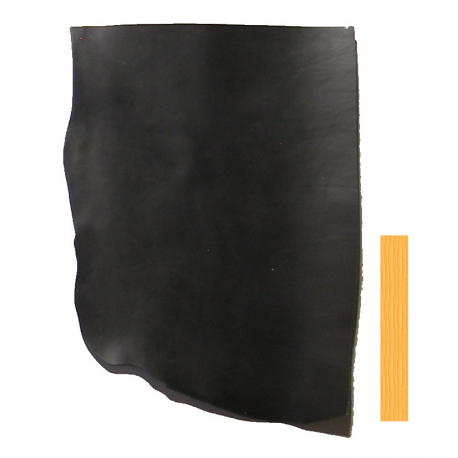 Vachette Noir Tannage Végétal 3,2mm