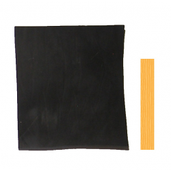 Vachette Noir Tannage Végétal 3,2mm