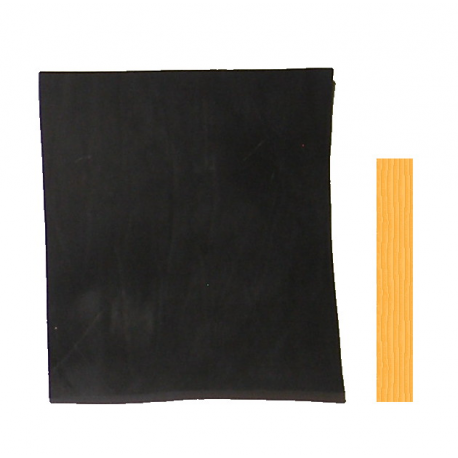Vachette Noir Tannage Végétal 3,2mm