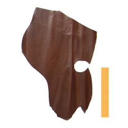 Peau Veau Marron Gold Toucher Peau de Pêche