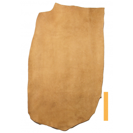 Vachette Tannage Végétal Velours Marron Clair