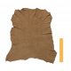 Peau Entière Cuir d'Agneau Marron lisse satiné