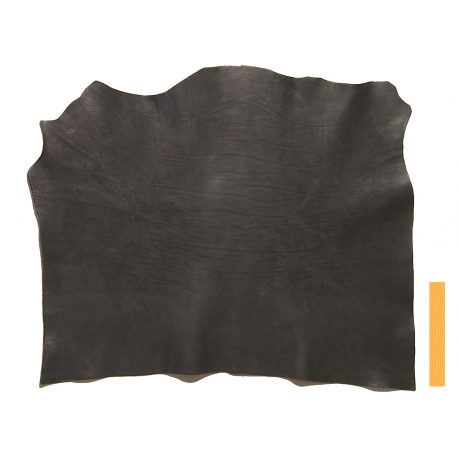 Collet de Vachette Poncé Noir Tannage Végétal