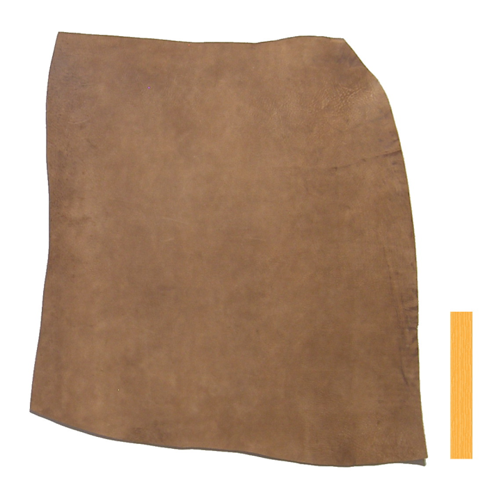Collet de Vachette Poncé Marron Vintage Tannage Végétal