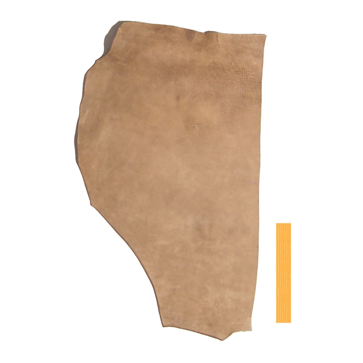 Collet de Vachette Tannage Marron Velours