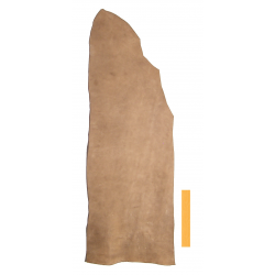 Collet de Vachette Tannage Marron Velours