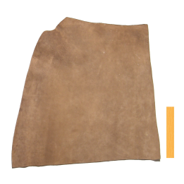 Collet de Vachette Tannage Marron Velours