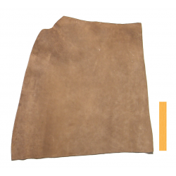 Collet de Vachette Tannage Marron Velours