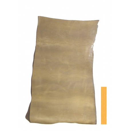 Collet de Vachette Tannage Végétal Vert Kaki