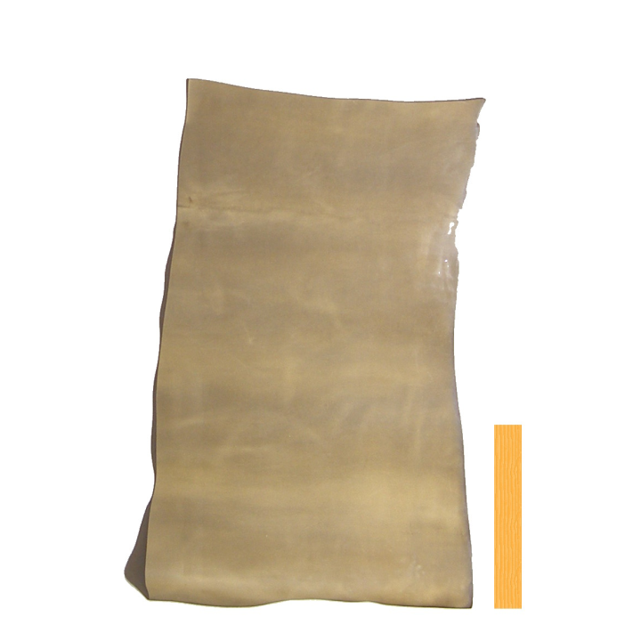 Collet de Vachette Tannage Végétal Vert Kaki