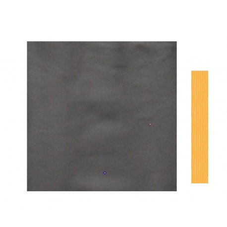 Peau de Vachette 3,5m² Gris Anthracite