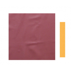Peau de Vachette 3,5m² Bordeaux