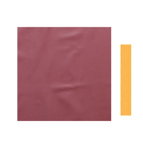 Peau de Vachette 3,5m² Bordeaux