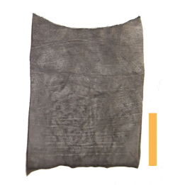 Collet de Vachette Noir Blanchi Vintage Tannage Végétal