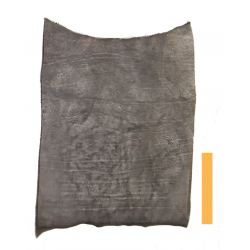 Collet de Vachette Noir Blanchi Vintage Tannage Végétal