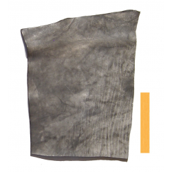 Collet de Vachette Noir Blanchi Vintage Tannage Végétal