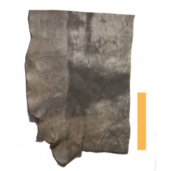 Collet de Vachette Noir Blanchi Vintage Tannage Végétal