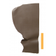 Peau de VAchette Marron enduit PU