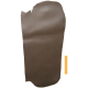 Peau de Vachette Marron enduit PU