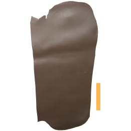 Peau de Vachette Marron enduit PU