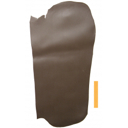Peau de Vachette Marron enduit PU