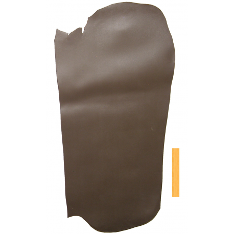 Peau de Vachette Marron enduit PU