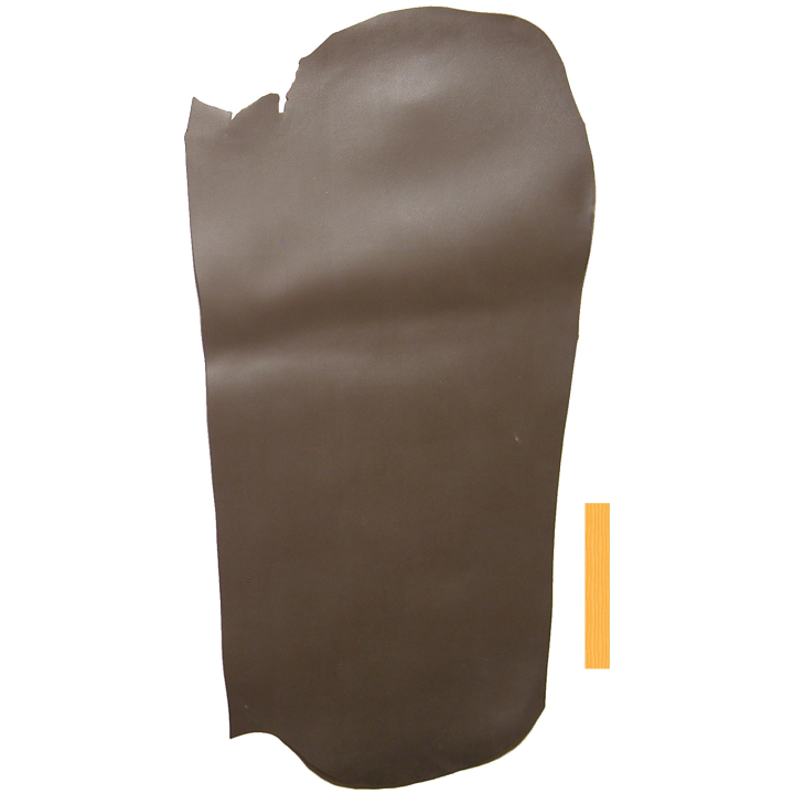 Peau de Vachette Marron enduit PU