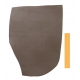 Peau de Vachette Marron enduit PU