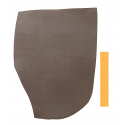 Peau de Vachette Marron enduit PU