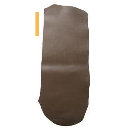 Peau de Vachette Marron enduit PU