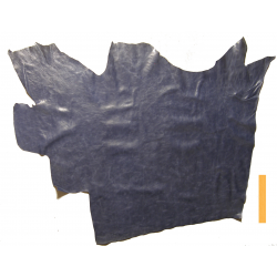 Peau Veau Bleu Marine Perforé