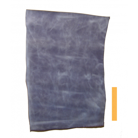 Collet de Vachette Bleu Marine Tannage Végétal Ep. 3.5mm