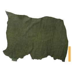 Peau Veau Velours Vert Sapin