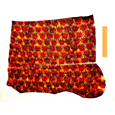 Peau de Vachette Imprimée Serpent