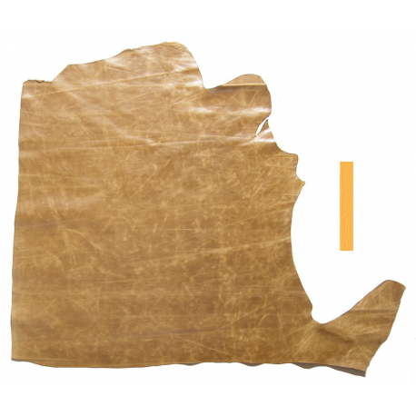 Peau Veau Marron Marbré