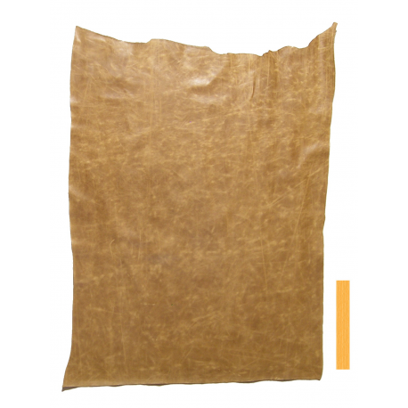 Peau Veau Marron Marbré