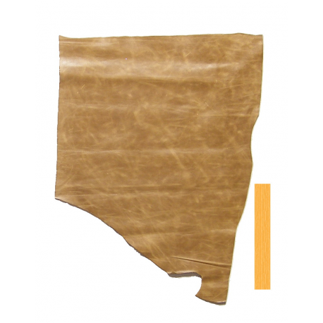 Peau Veau Marron Marbré