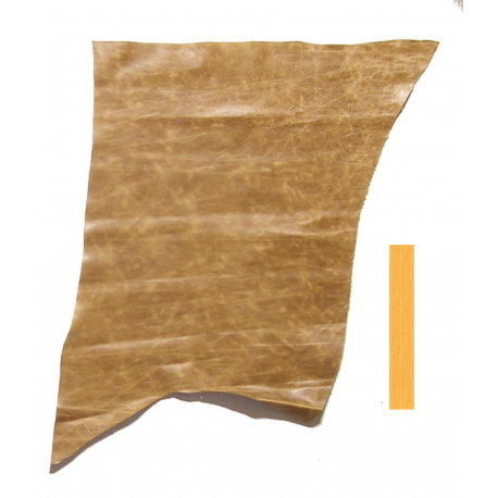 Peau Veau Marron Marbré