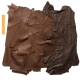 4 kg Grandes Chutes de Cuir Peau de Taurillon Marron